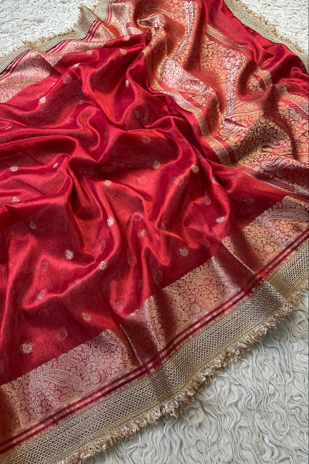 Banarasi Maharani Tissue Silk Saree